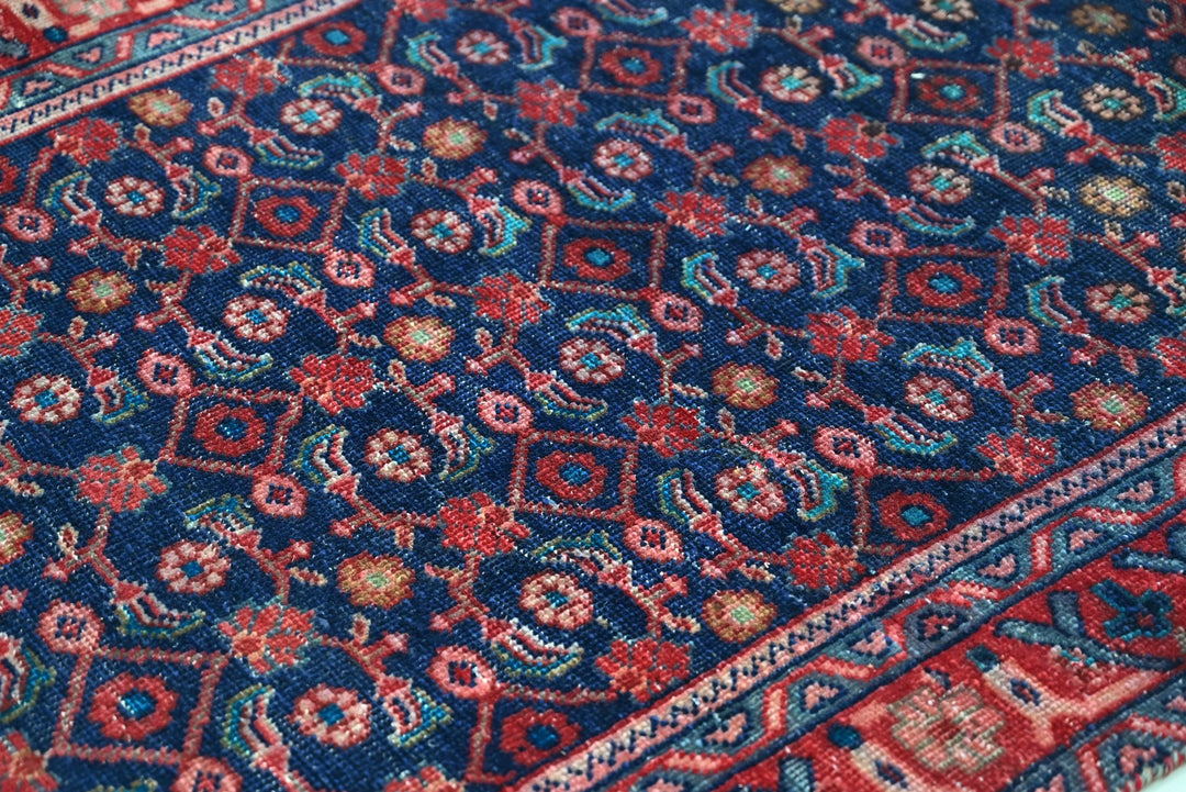 blue Medium rug 3' 7" x 9' 5"