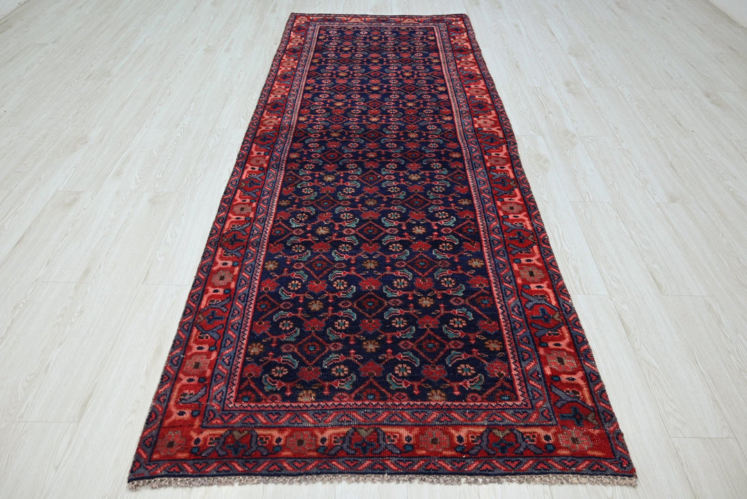 blue Medium rug 3' 7" x 9' 5"
