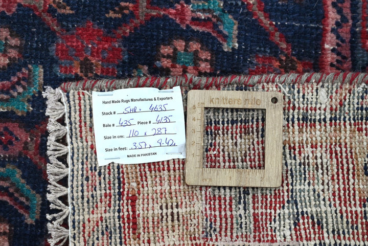 blue Medium rug 3' 7" x 9' 5"