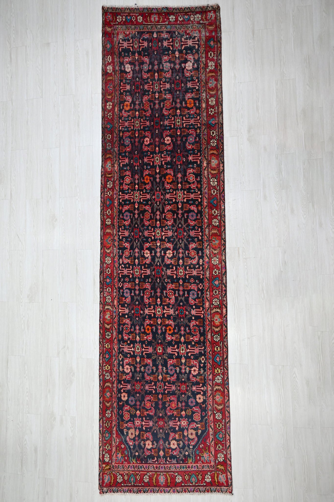 blue Runner rug 3' 5" x 12' 11"