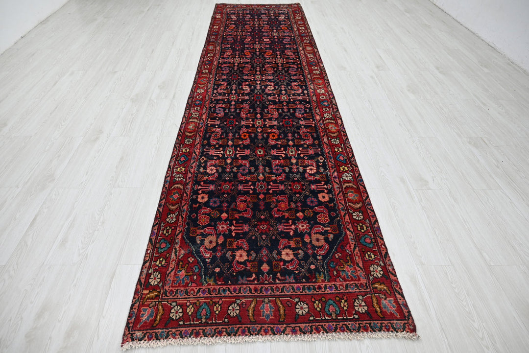blue Runner rug 3' 5" x 12' 11"