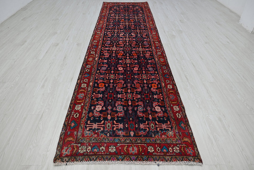 blue Runner rug 3' 5" x 12' 11"