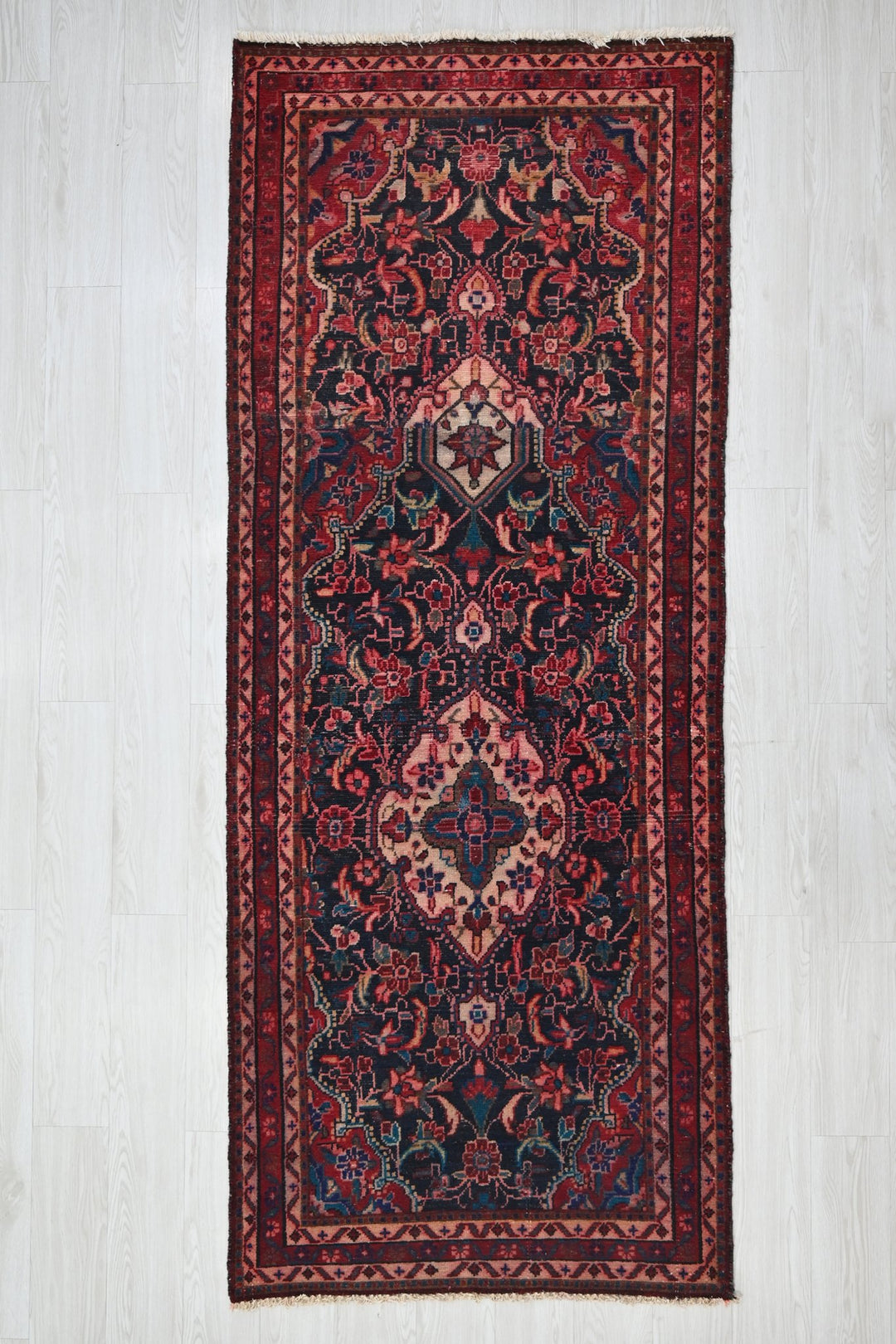 blue Runner rug 3' 5" x 10' 11"