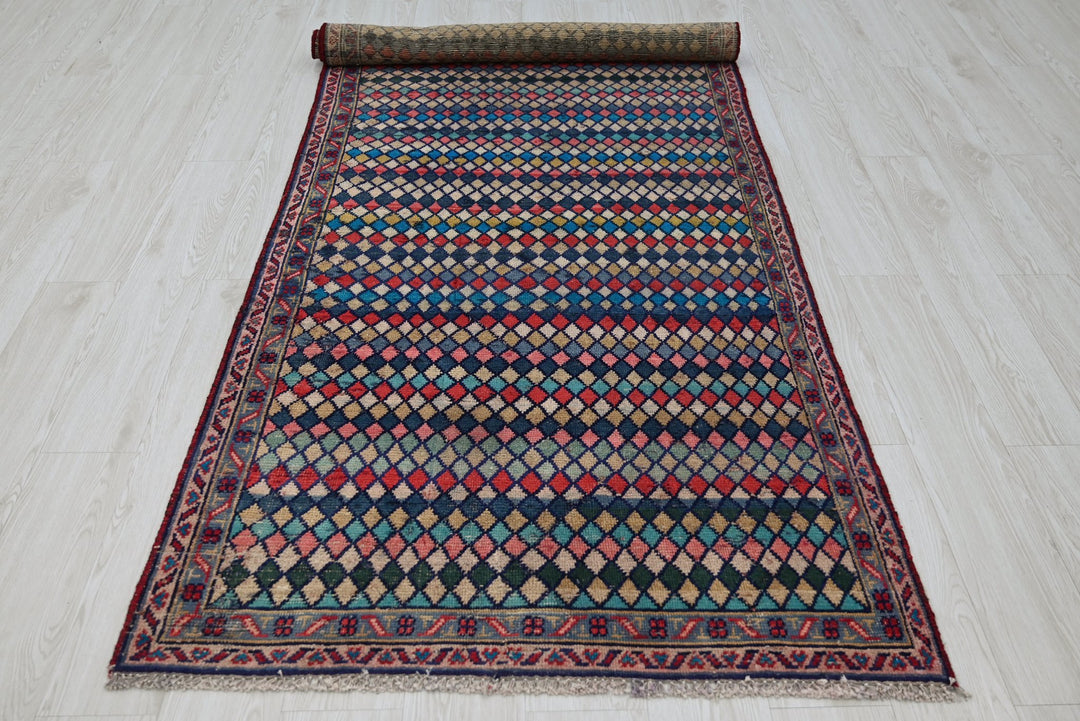 blue Runner rug 3' 6" x 8' 10"