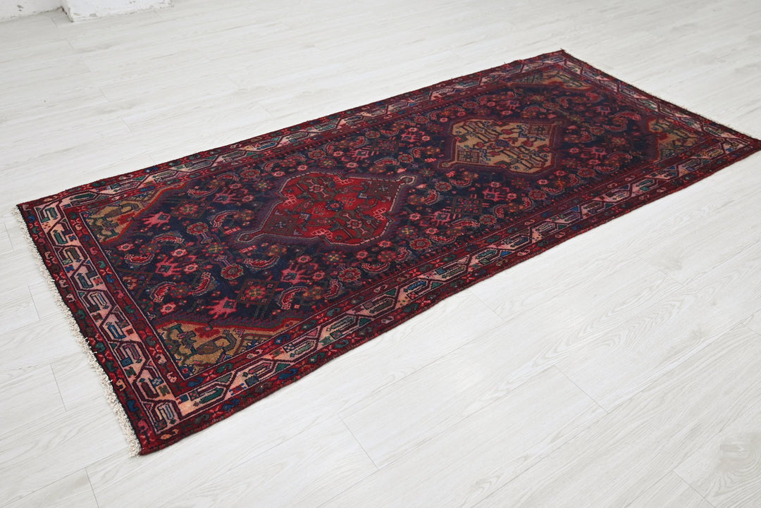 blue Medium rug 3' 2" x 7' 0"