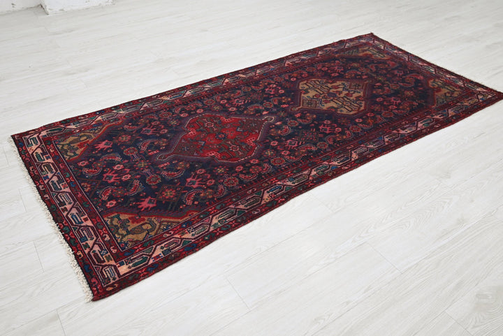 blue Medium rug 3' 2" x 7' 0"