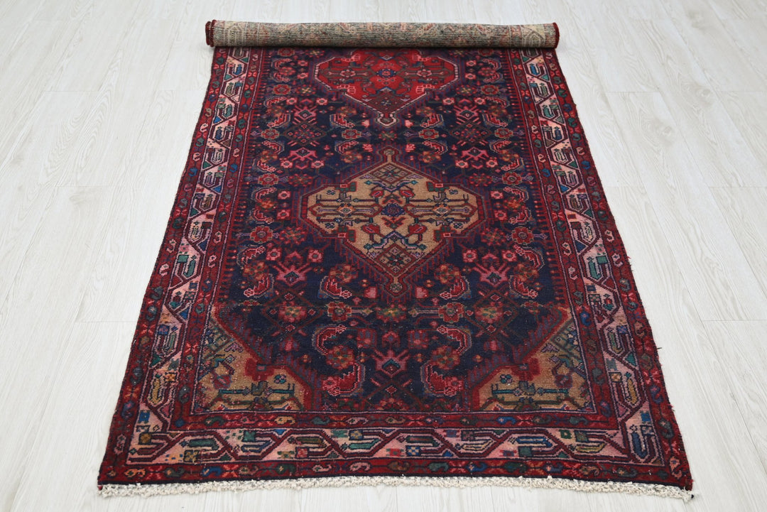 blue Medium rug 3' 2" x 7' 0"