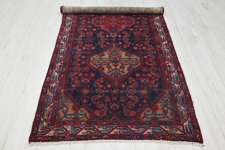 blue Medium rug 3' 2" x 7' 0"