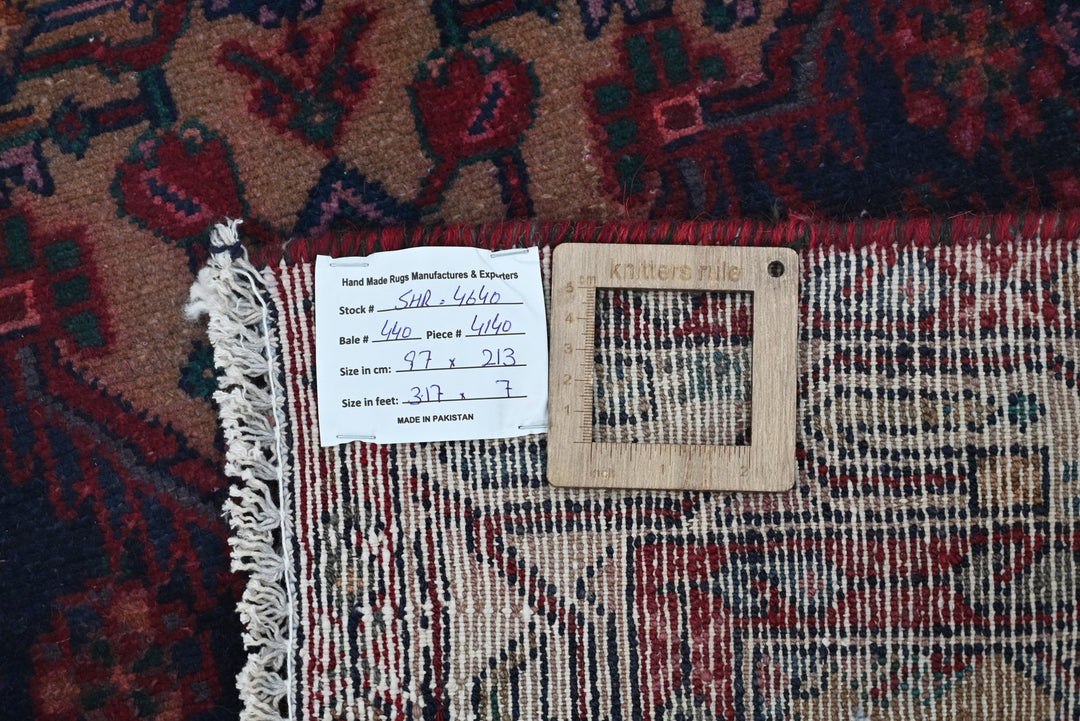 blue Medium rug 3' 2" x 7' 0"