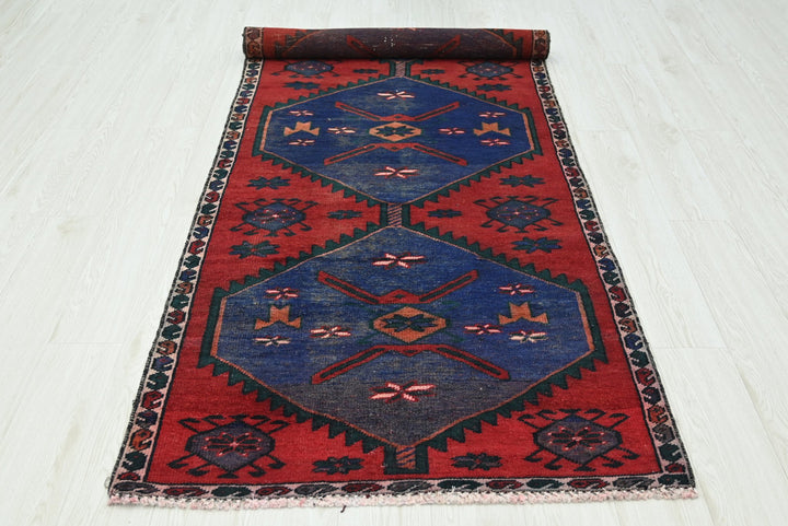 red Runner rug 3' 2" x 8' 9"