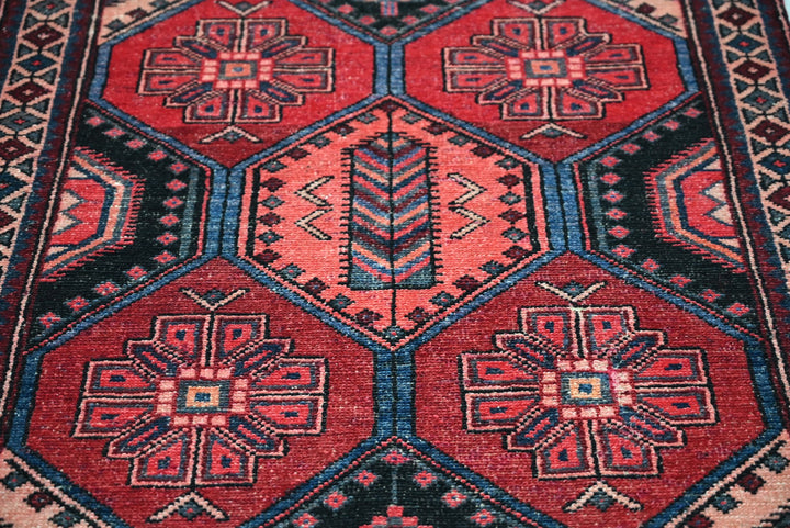 red Runner rug 3' 4" x 9' 11"