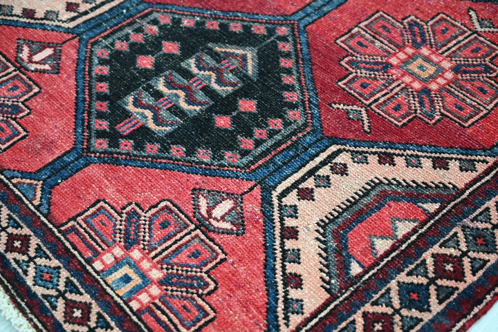 red Runner rug 3' 4" x 9' 11"