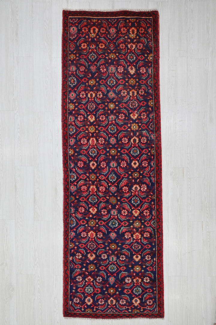 blue Runner rug 2' 7" x 8' 4"