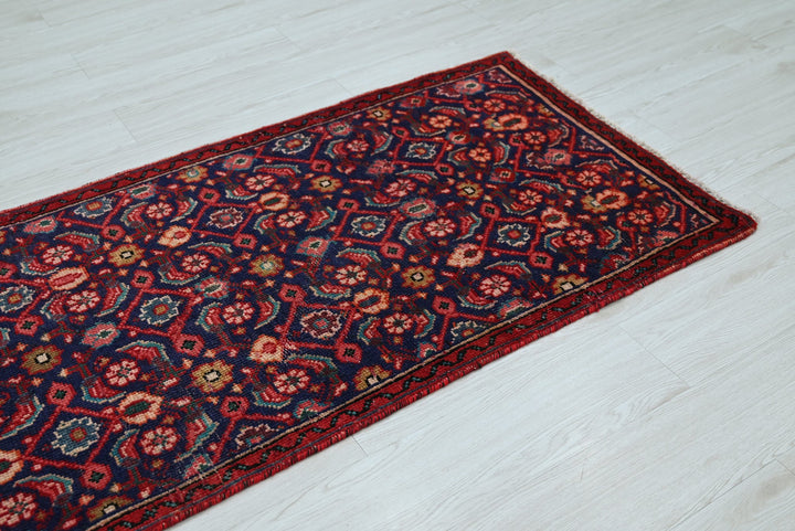 blue Runner rug 2' 7" x 8' 4"
