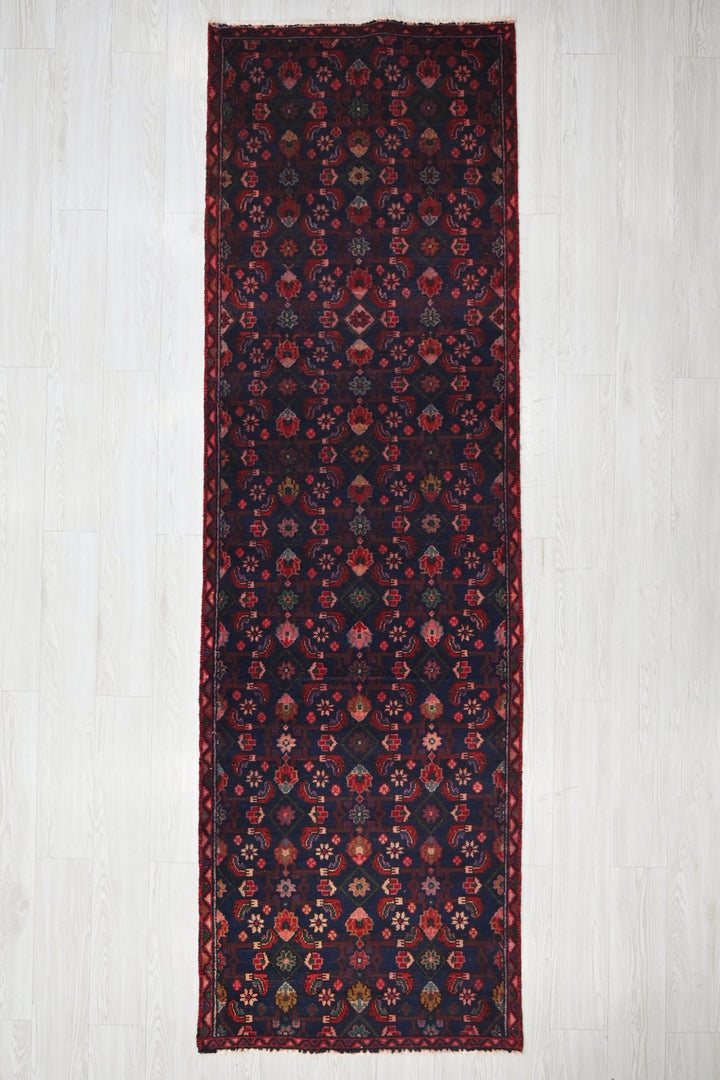 blue Runner rug 2' 9" x 9' 5"