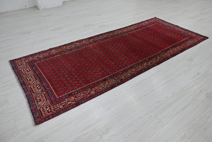 red Runner rug 3' 3" x 8' 1"