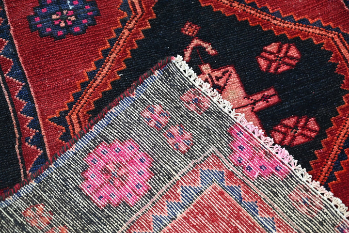 black Runner rug 2' 11" x 9' 4"