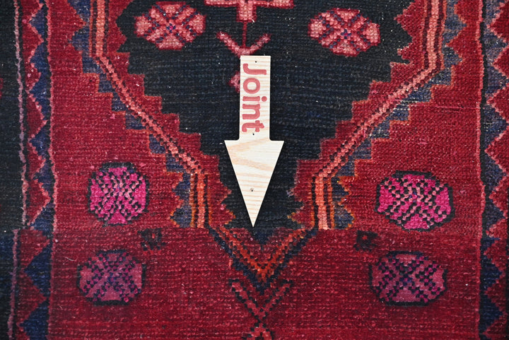 black Runner rug 2' 11" x 9' 4"