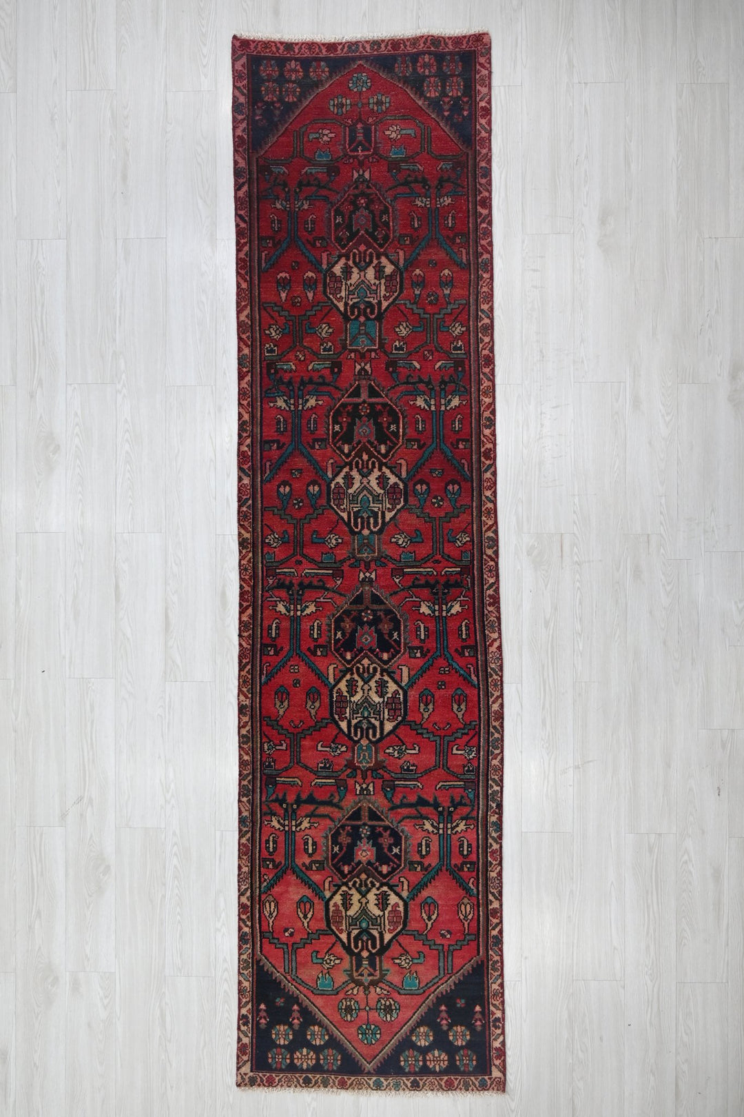red Runner rug 2' 6" x 10' 8"