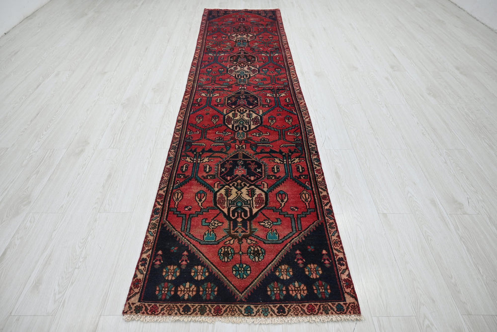 red Runner rug 2' 6" x 10' 8"