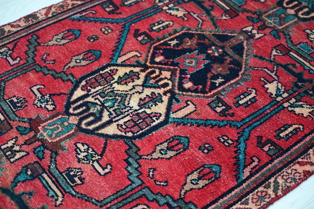 red Runner rug 2' 6" x 10' 8"