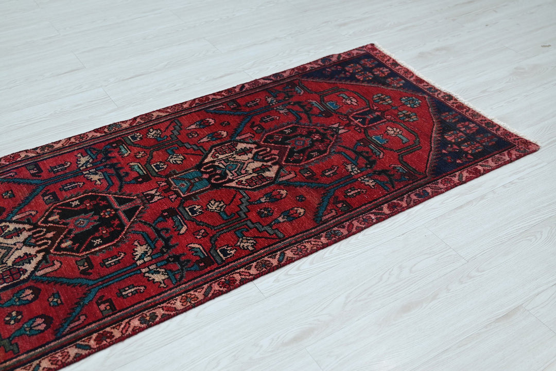 red Runner rug 2' 6" x 10' 8"