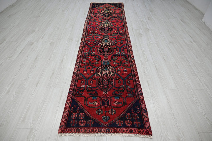 red Runner rug 2' 6" x 10' 8"