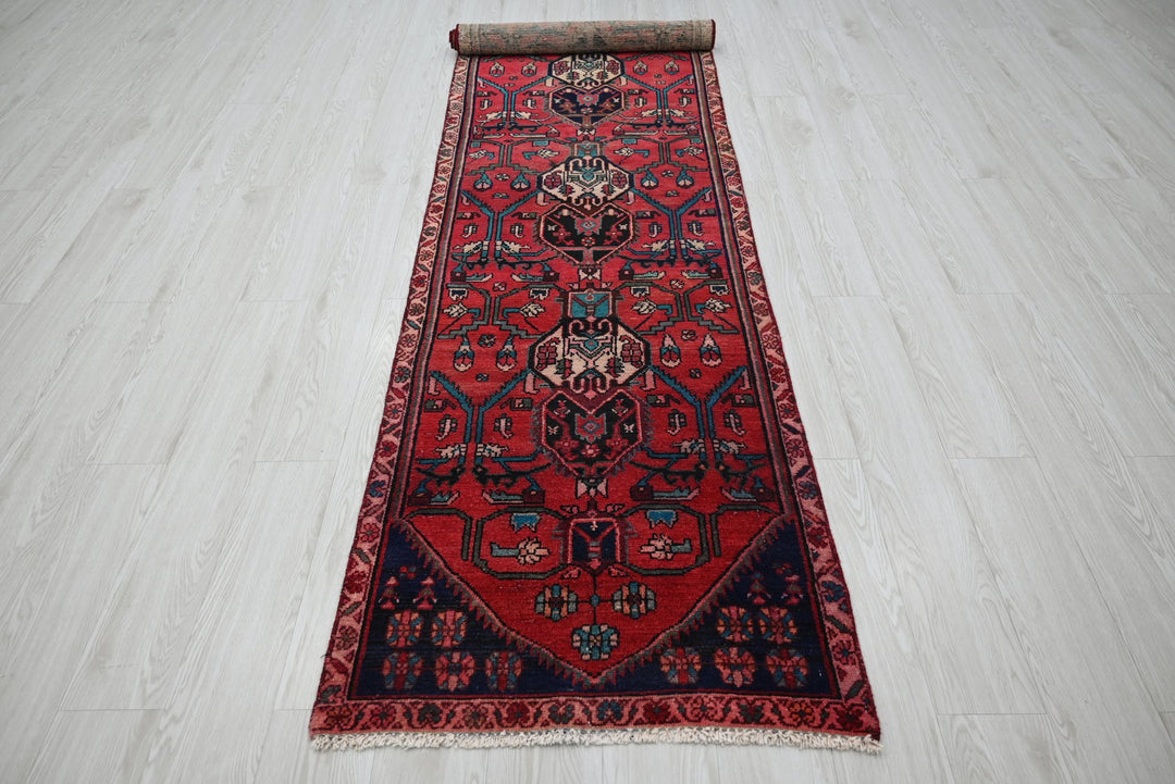 red Runner rug 2' 6" x 10' 8"