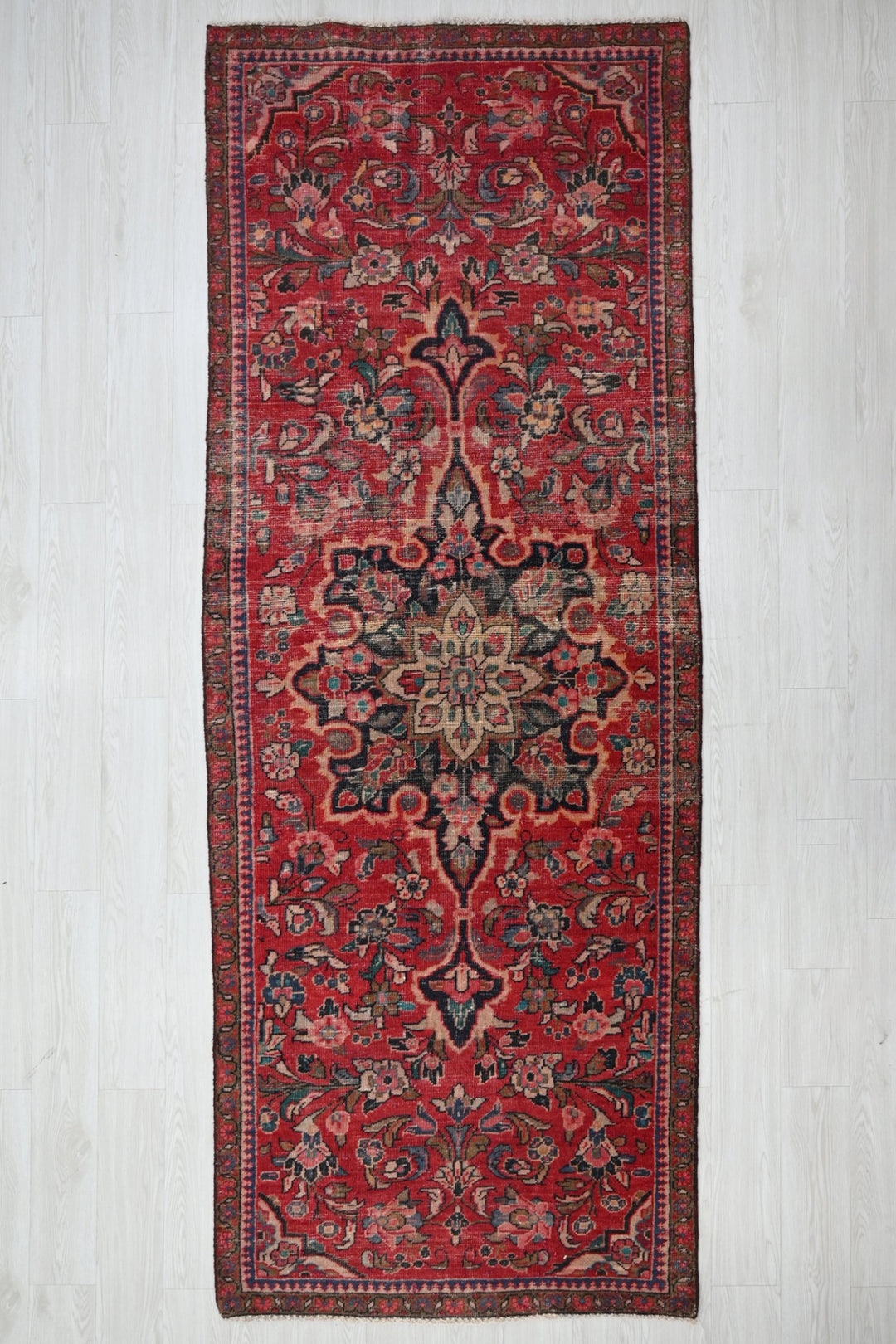 red Runner rug 3' 7" x 9' 10"