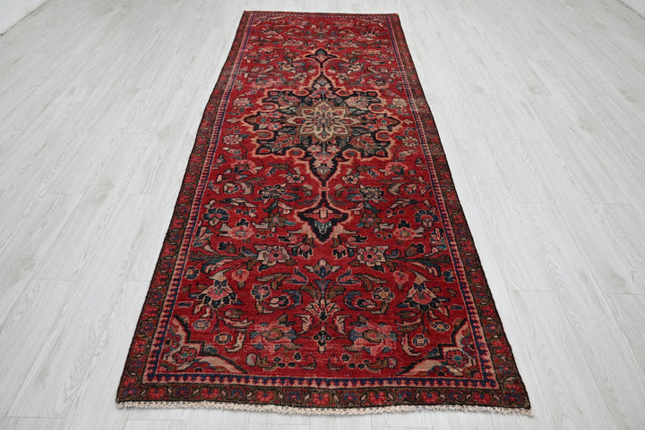 red Runner rug 3' 7" x 9' 10"