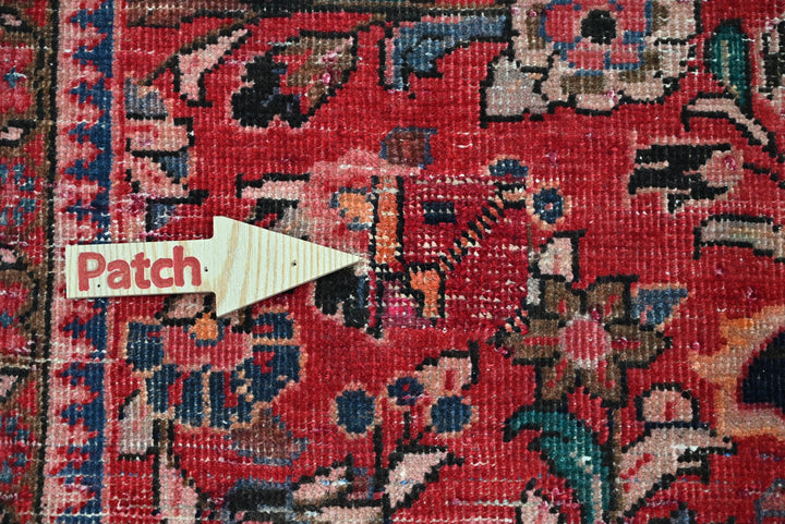 red Runner rug 3' 7" x 9' 10"