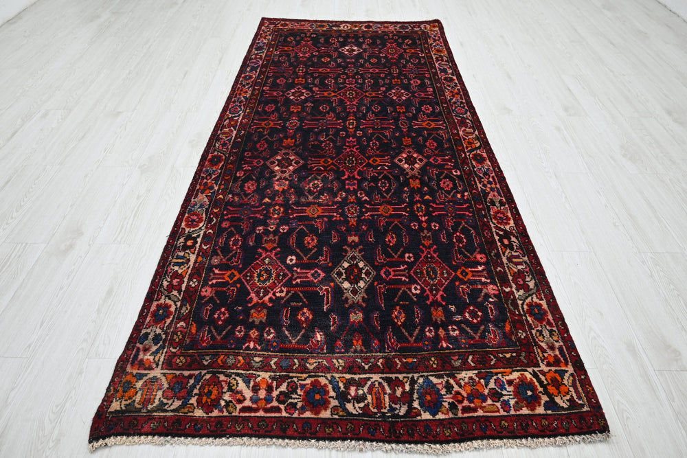 blue Medium rug 3' 10" x 9' 1"