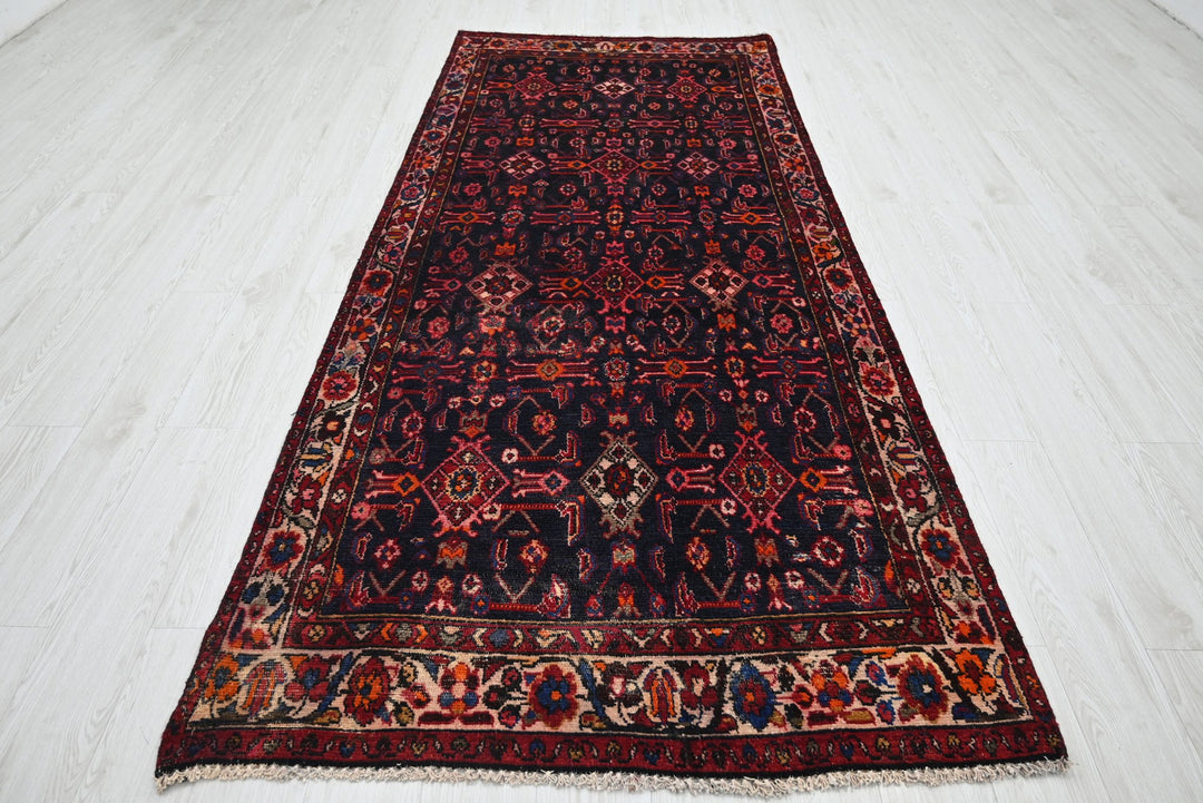 blue Medium rug 3' 10" x 9' 1"