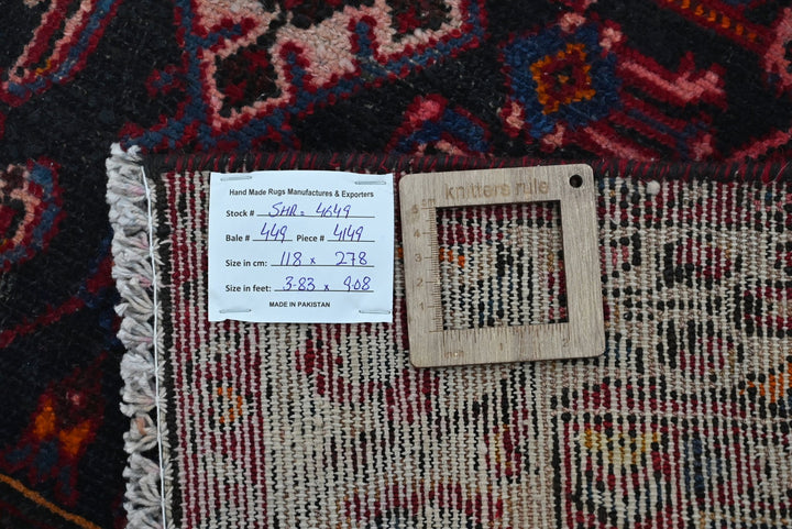 blue Medium rug 3' 10" x 9' 1"