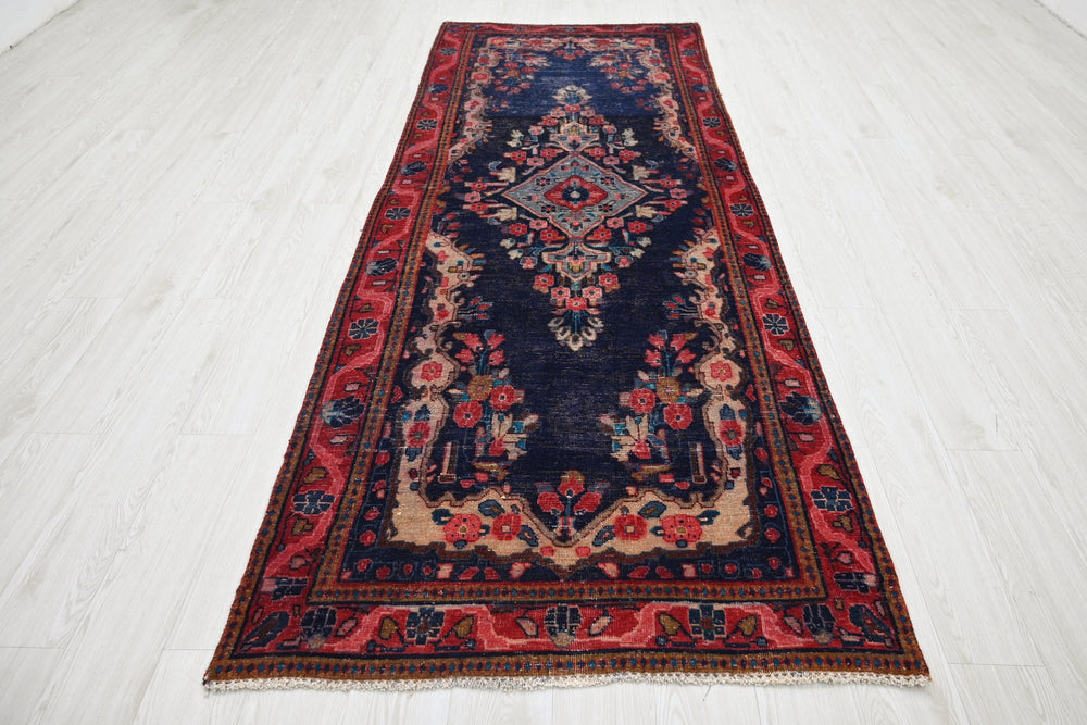 blue Runner rug 3' 7" x 9' 6"