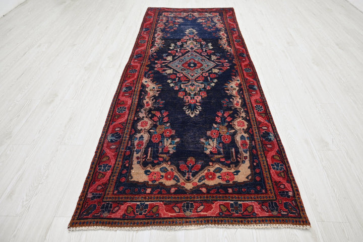 blue Runner rug 3' 7" x 9' 6"