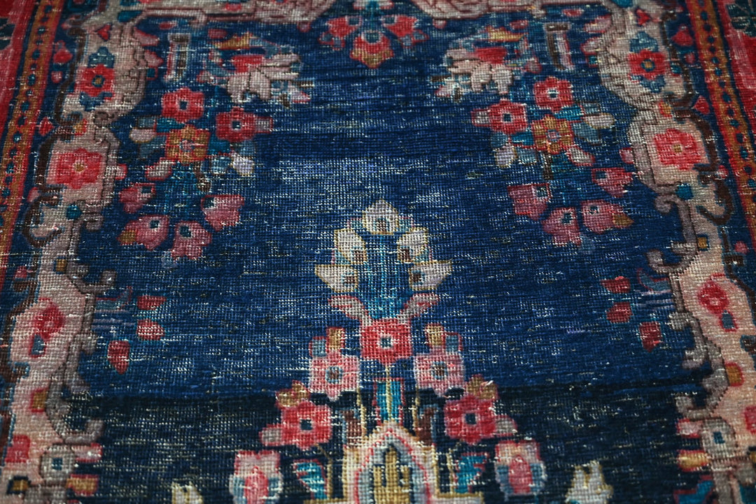 blue Runner rug 3' 7" x 9' 6"