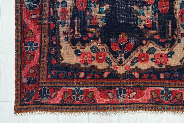 blue Runner rug 3' 7" x 9' 6"
