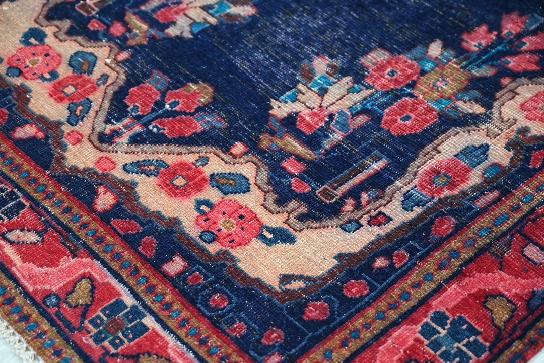 blue Runner rug 3' 7" x 9' 6"