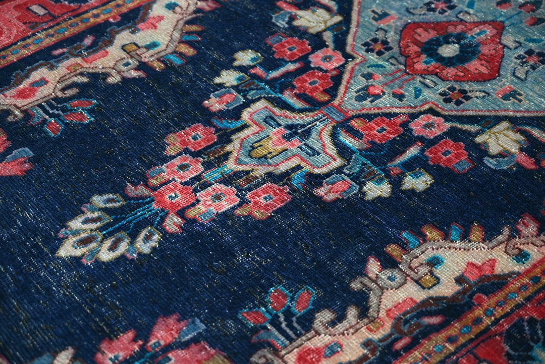 blue Runner rug 3' 7" x 9' 6"
