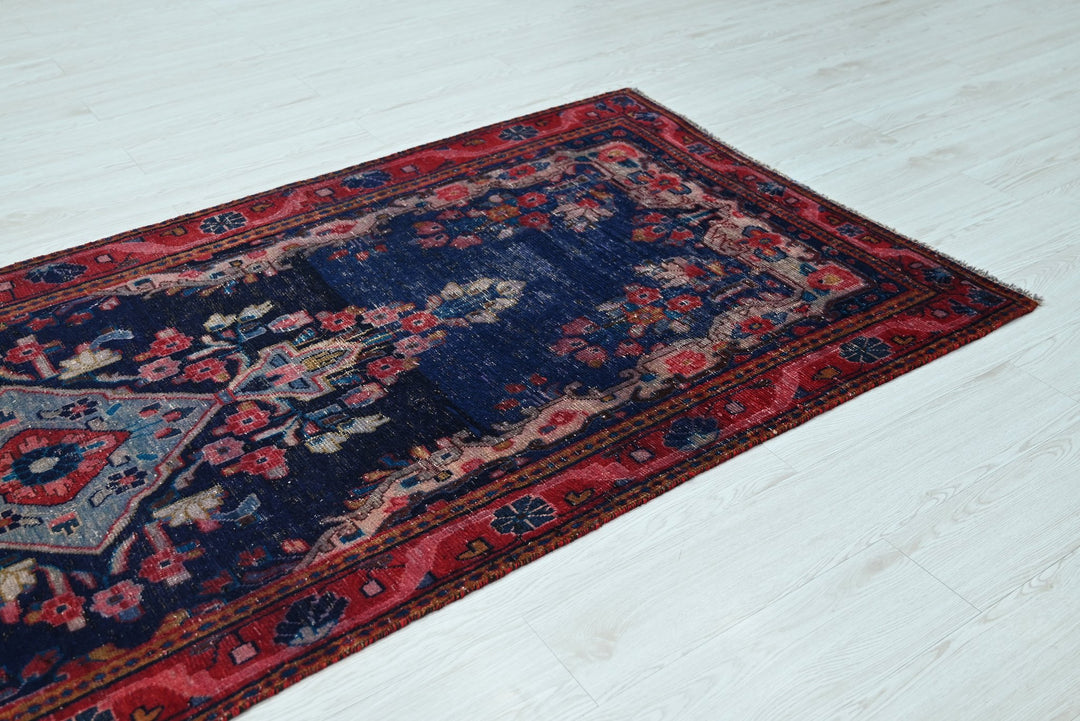 blue Runner rug 3' 7" x 9' 6"