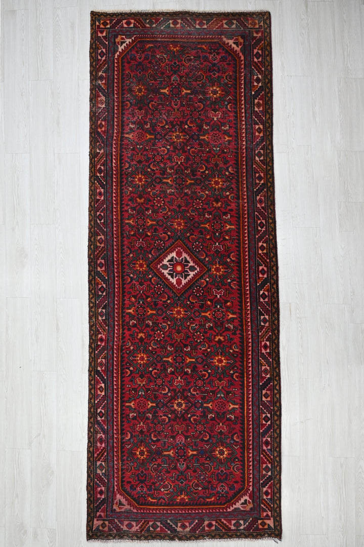red Runner rug 3' 6" x 10' 4"