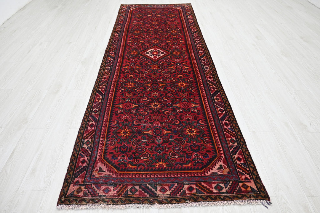 red Runner rug 3' 6" x 10' 4"