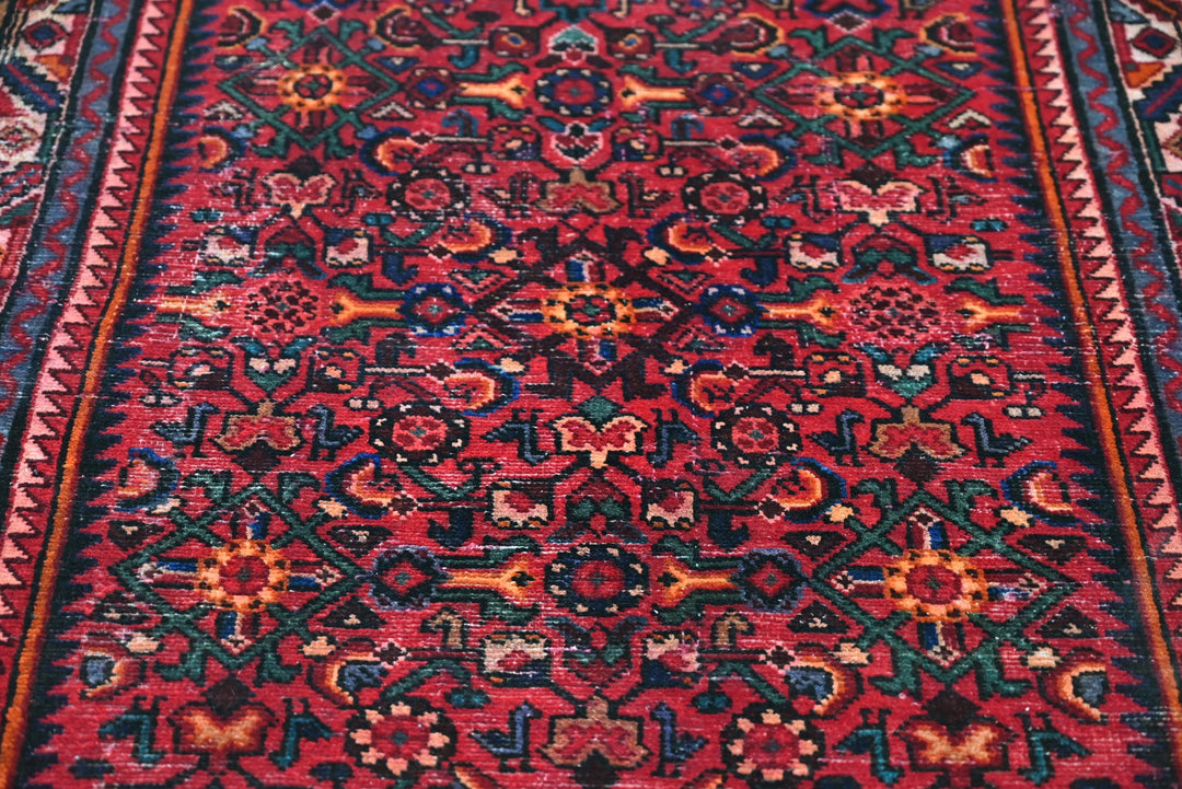 red Runner rug 3' 6" x 10' 4"