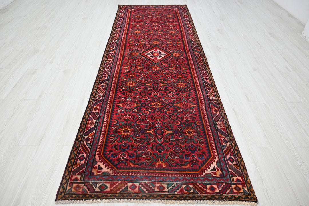 red Runner rug 3' 6" x 10' 4"