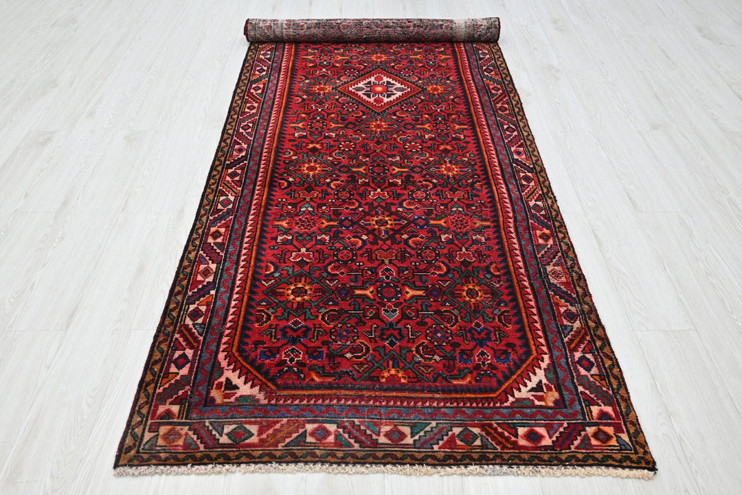 red Runner rug 3' 6" x 10' 4"