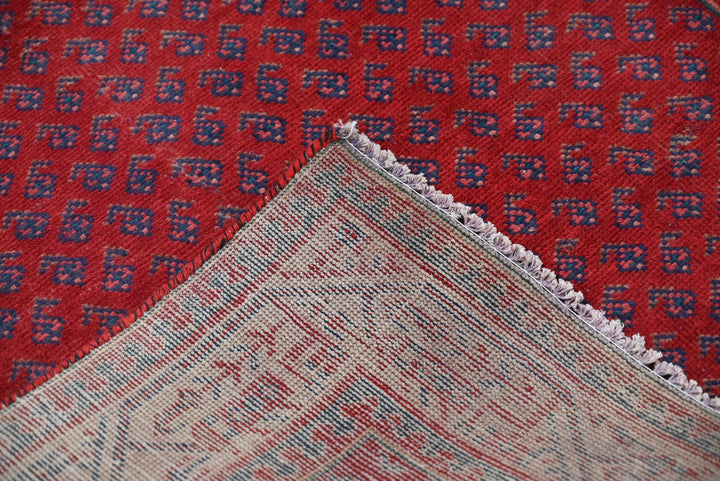 red Runner rug 3' 4" x 10' 2"