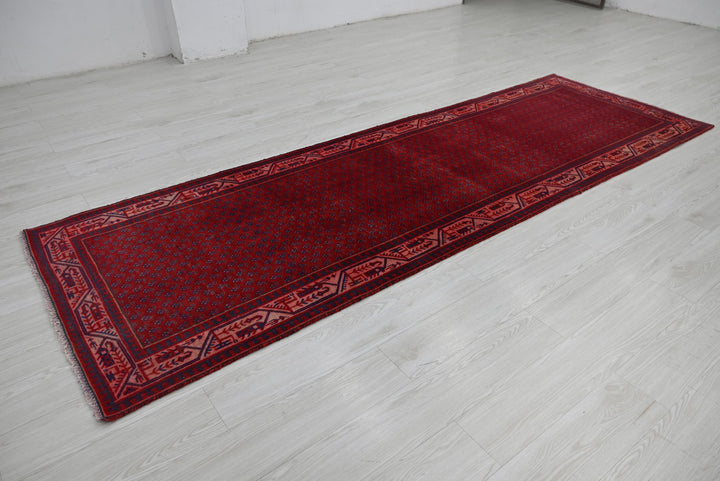 red Runner rug 3' 4" x 10' 2"