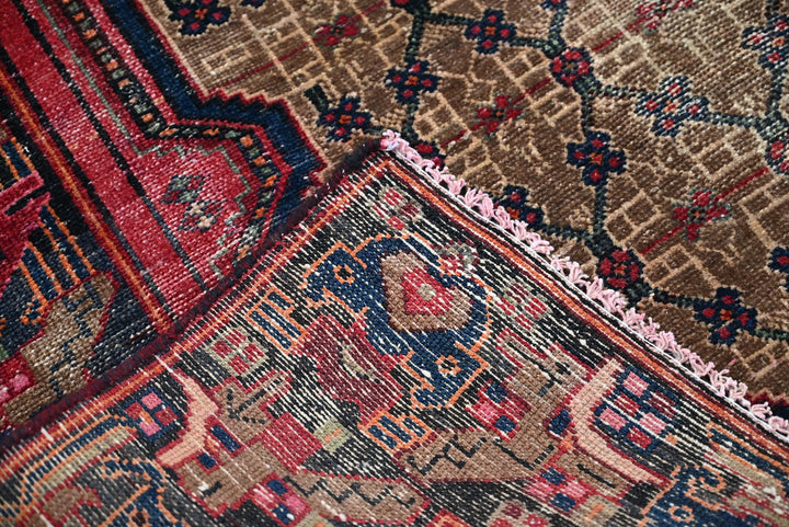 brown Runner rug 3' 9" x 10' 0"
