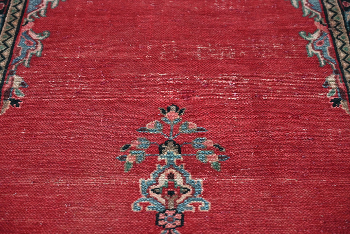 red Runner rug 3' 3" x 9' 8"